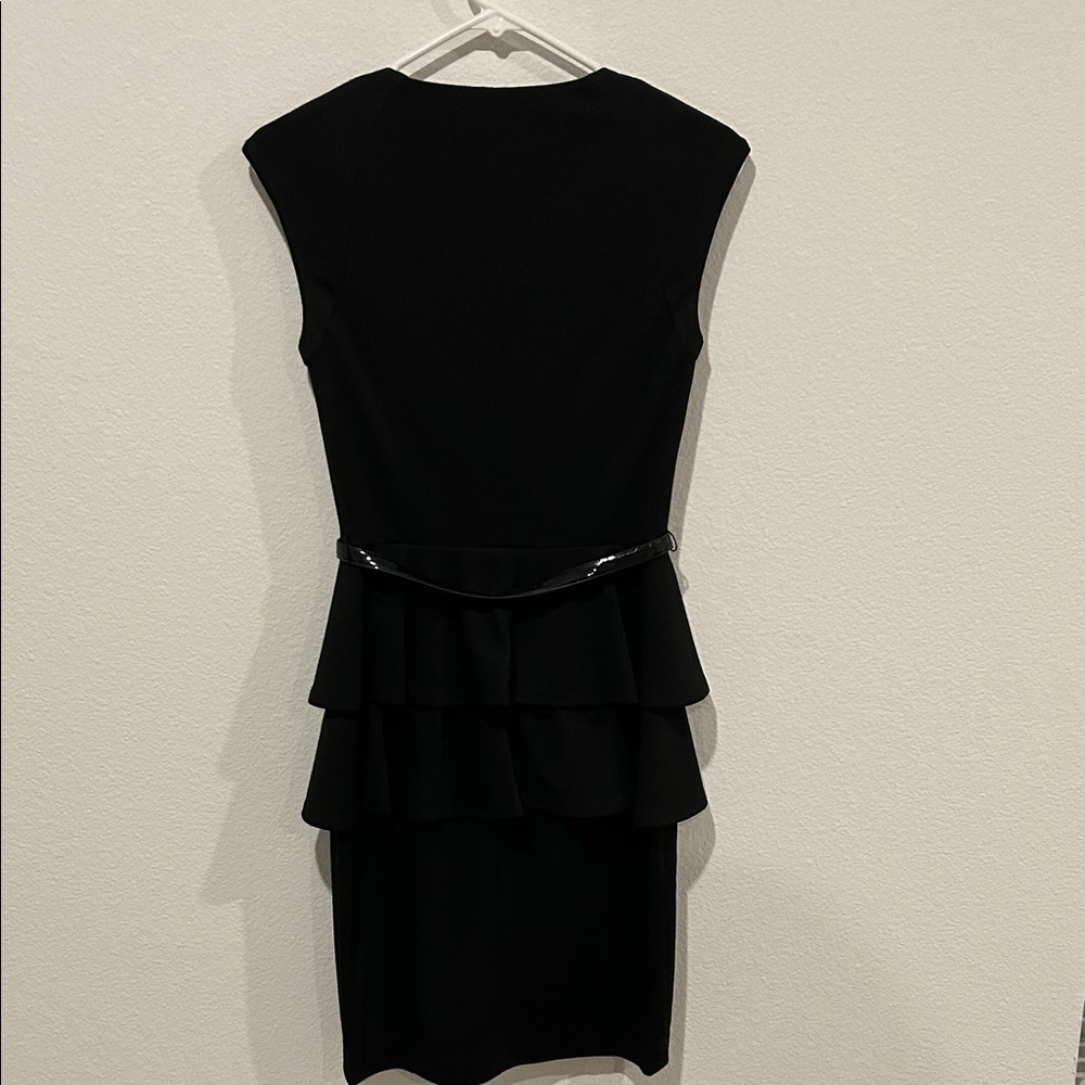 Jessica Simpson Black Ruffle Mini Dress - Picture 3 of 4